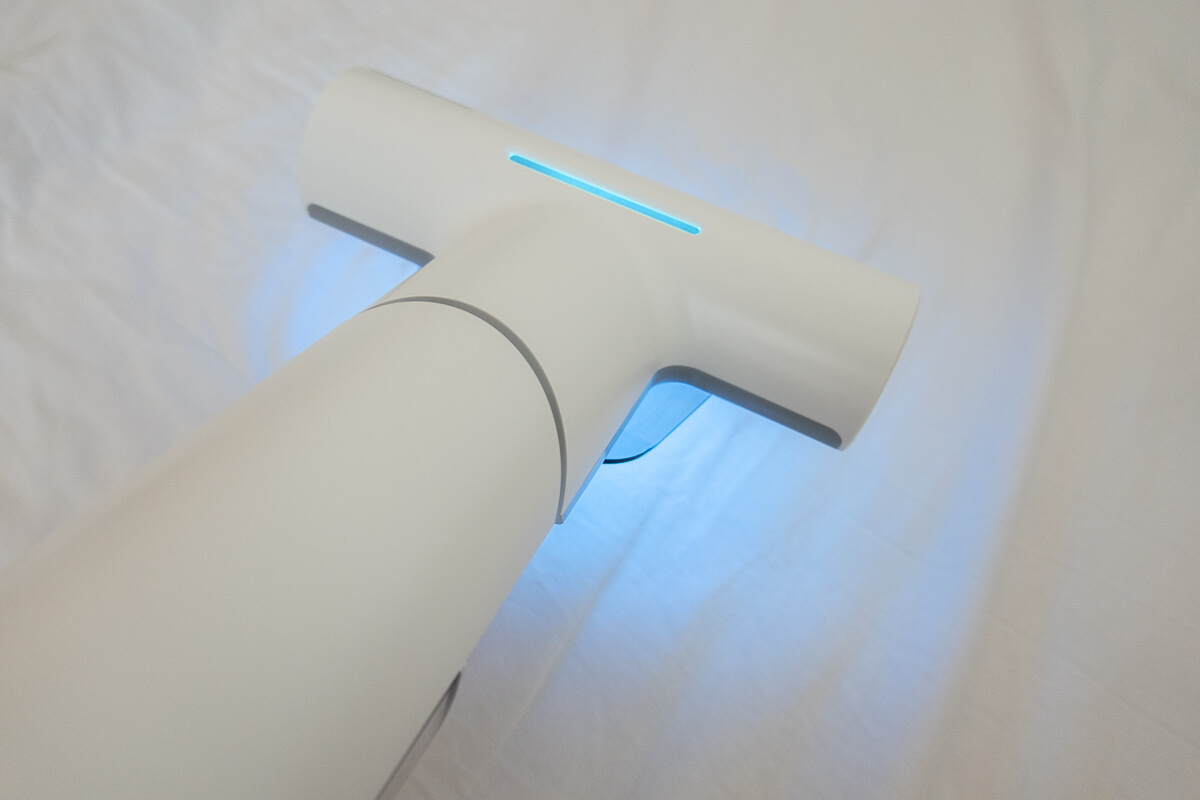 「レイコップ GO」の特長 UV除菌+吸引でさらに衛生的 