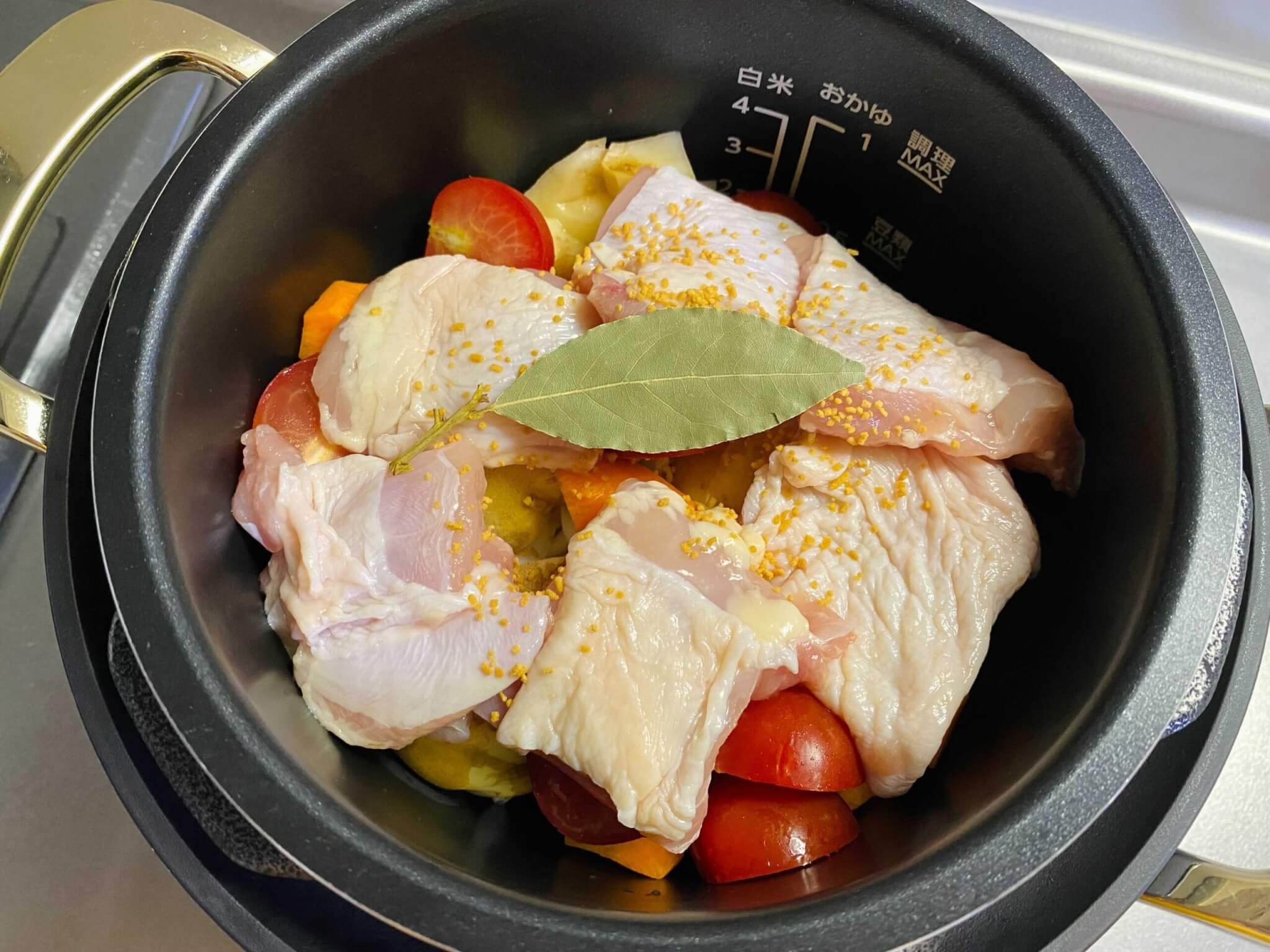 Re・De Pot リデポット 電気圧力鍋 2L BLACK PCH-20LB