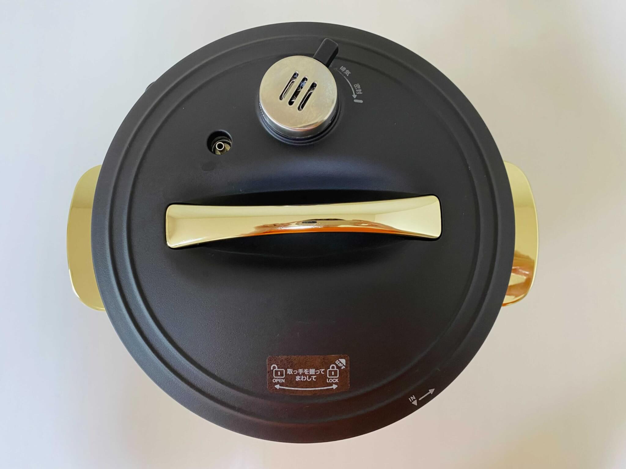 Re・De Pot リデポット 電気圧力鍋 2L BLACK PCH-20LB