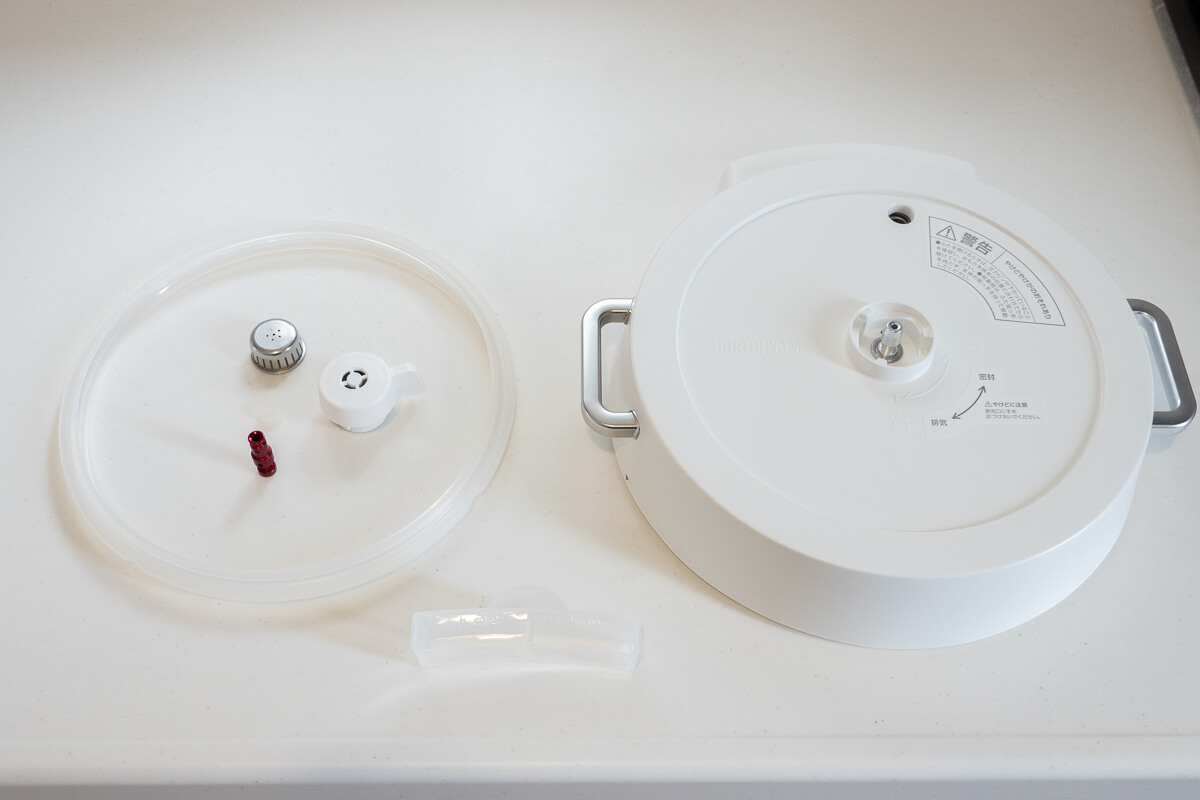 アイリスオーヤマ電気圧力鍋の気をつけたいデメリット やっぱりふたのお手入れが手間
