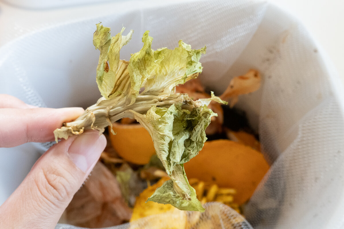 島産業の生ごみ減量乾燥機「パリパリキュー」 1. 生ごみを温風で乾燥させて処理