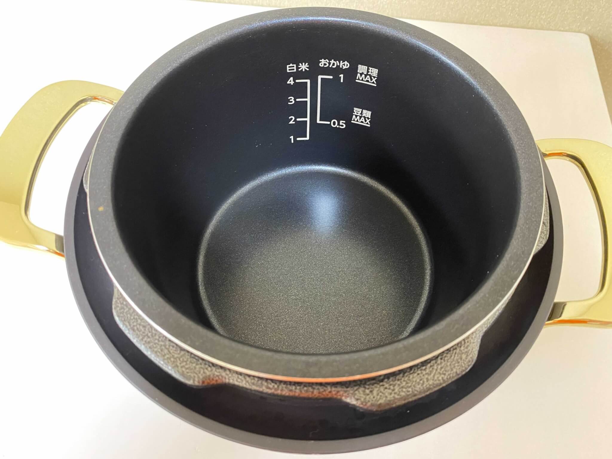 Re・De Pot リデポット 電気圧力鍋 2L BLACK PCH-20LB
