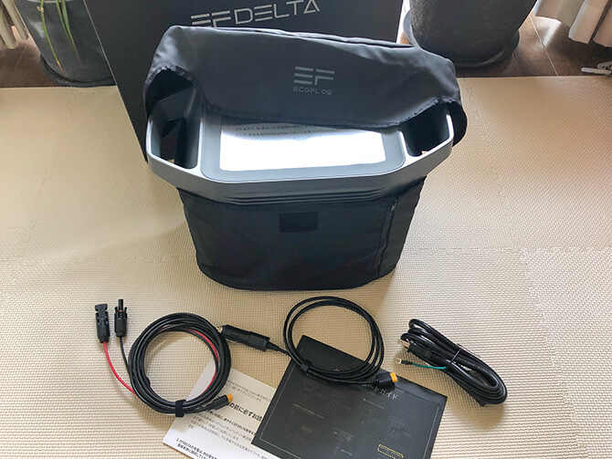 EcoFlow EFDELTAのセット内容