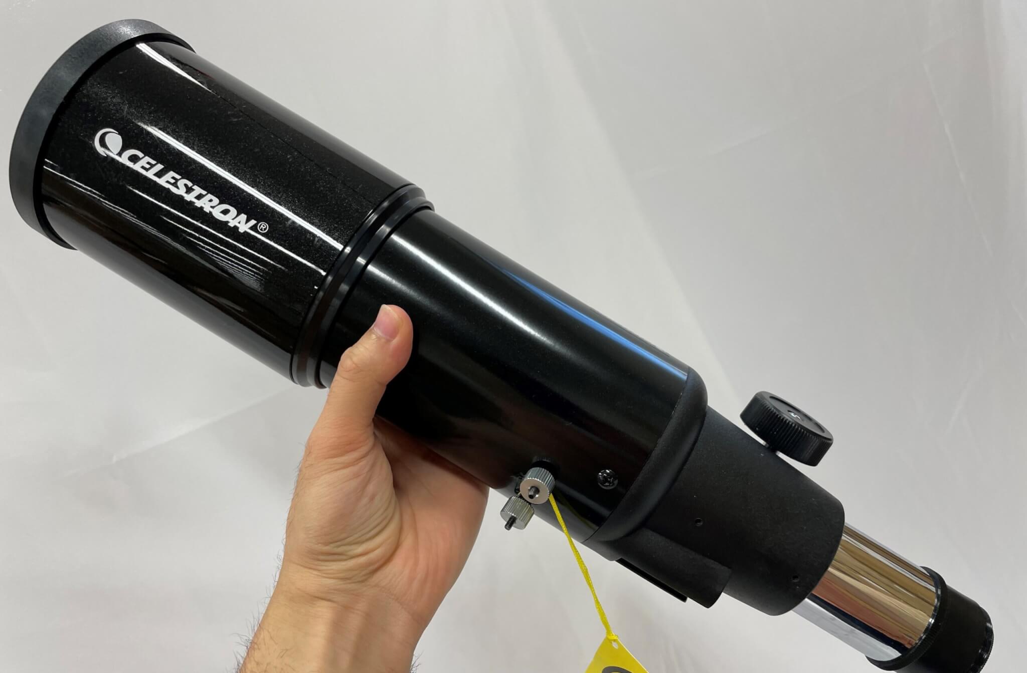 セレストロン「Travel Scope 80 with BP & SPH」の特徴 鏡筒は小さめなサイズ
