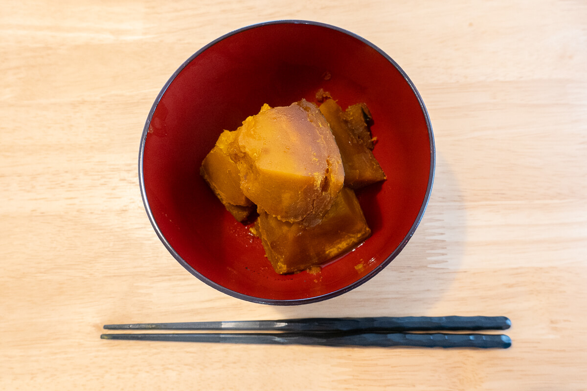 ホットクック KN-HW24Gを使ってレビュー ホットクックで作った料理 かぼちゃの煮物