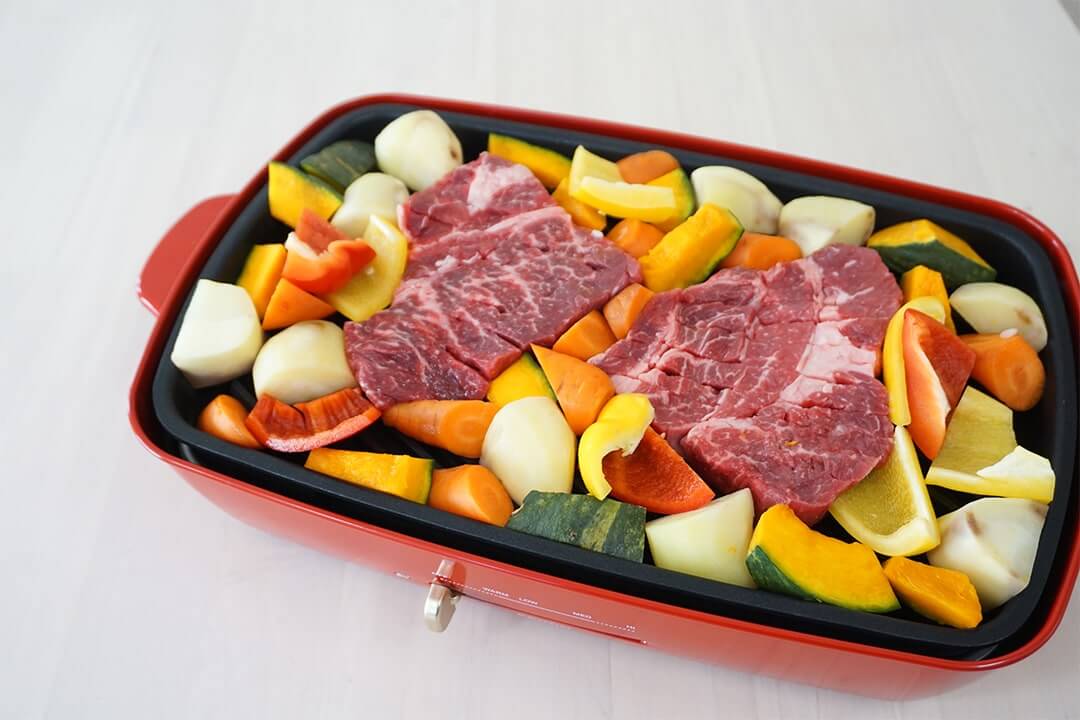 BRUNOのホットプレート グランデサイズBOE026をレビュー BRUNOのホットプレート グランデサイズBOE026をレビュー