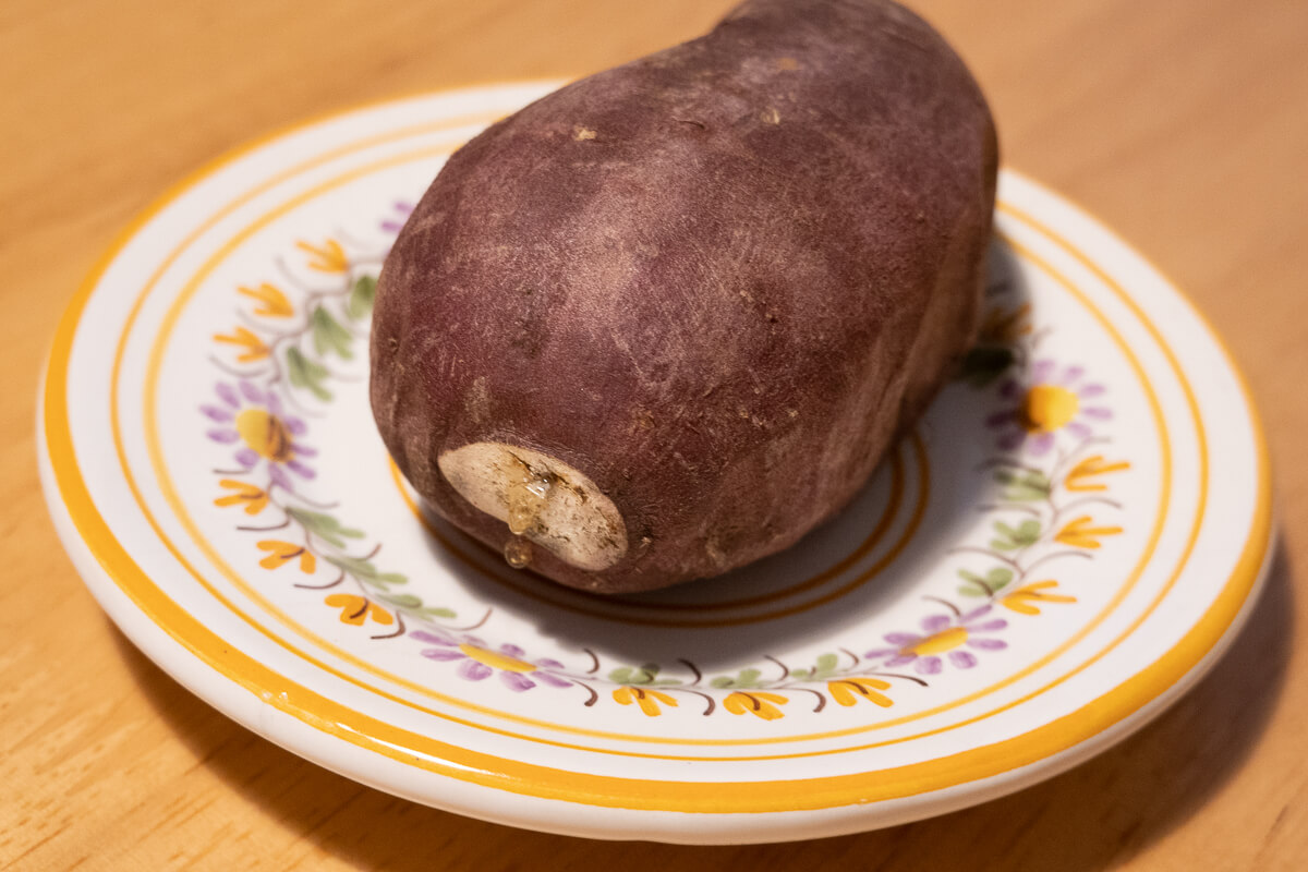 ツインバードのスチームオーブンレンジを使って実際に調理 焼き芋（オーブン調理）