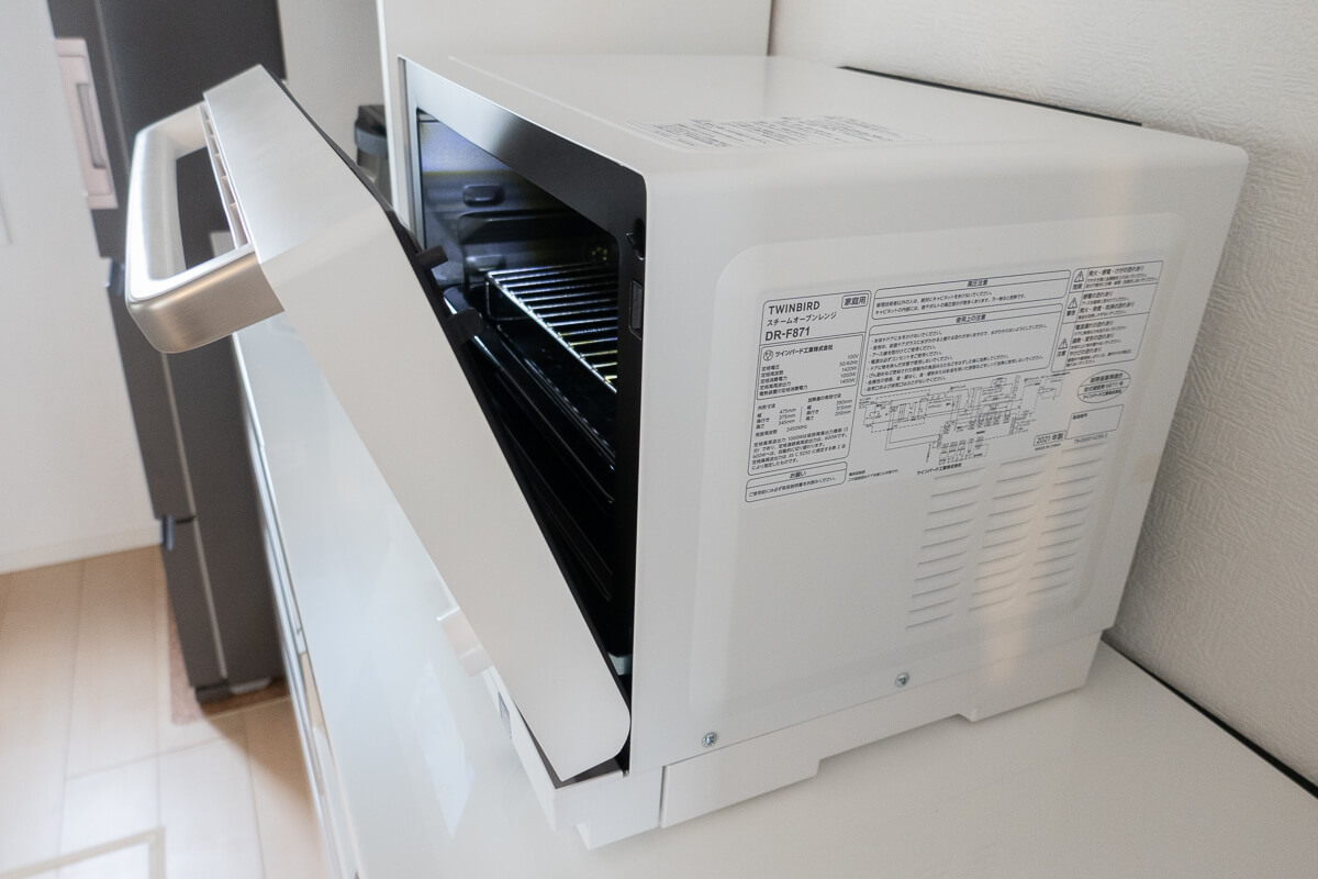使ってわかったツインバードスチームオーブンレンジの魅力と注意点 × スチーム後のお手入れはやはり手間