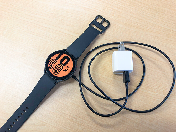 Galaxy Watch4の充電方法