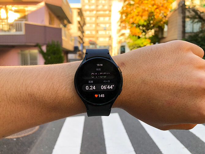 Galaxy Watch4は通信環境がなくてもフィットネス利用が可能