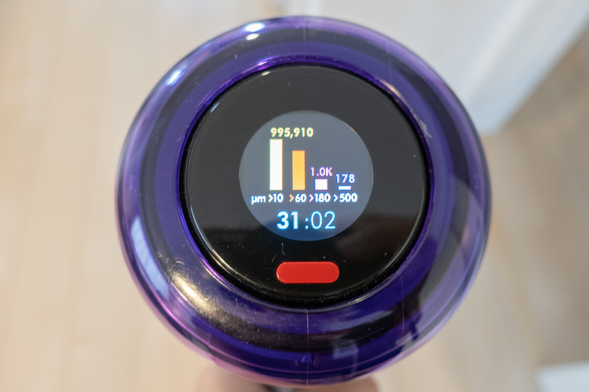 ダイソン V12 Detect Slimの特徴 ピエゾセンサーでゴミを検知し数値化