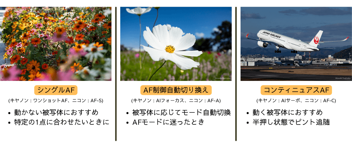 はじめてのカメラ設定 AFモード