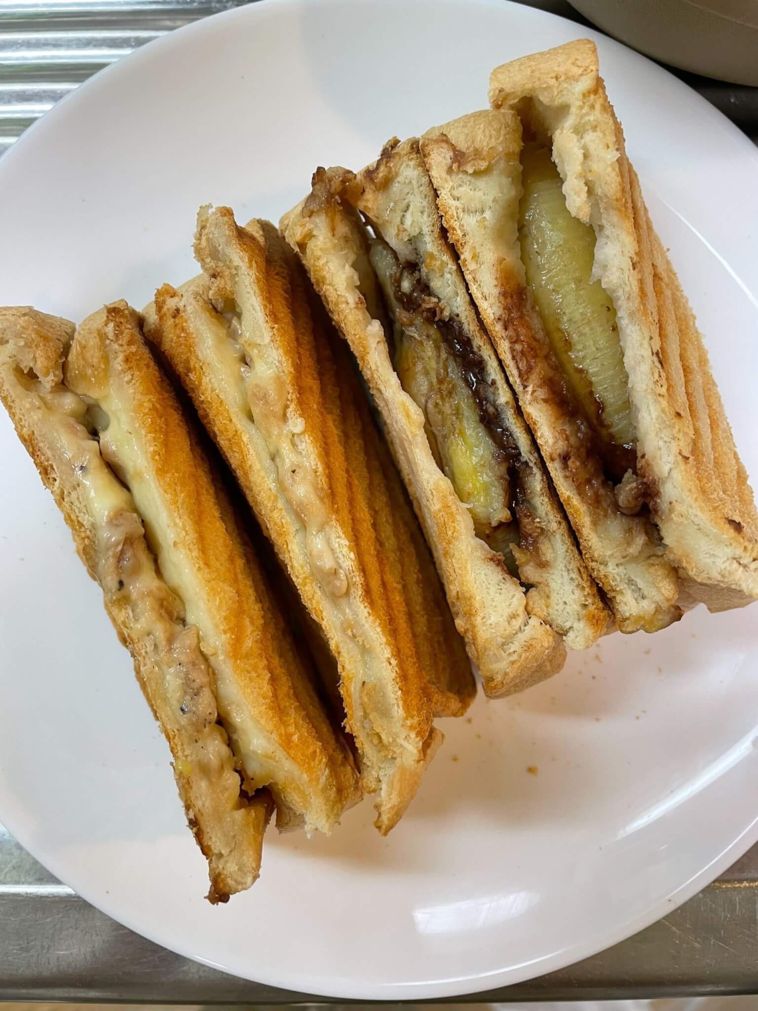 「ドウシシャ Pieria 焼き芋メーカー」を実際に使用してみた ホットサンド