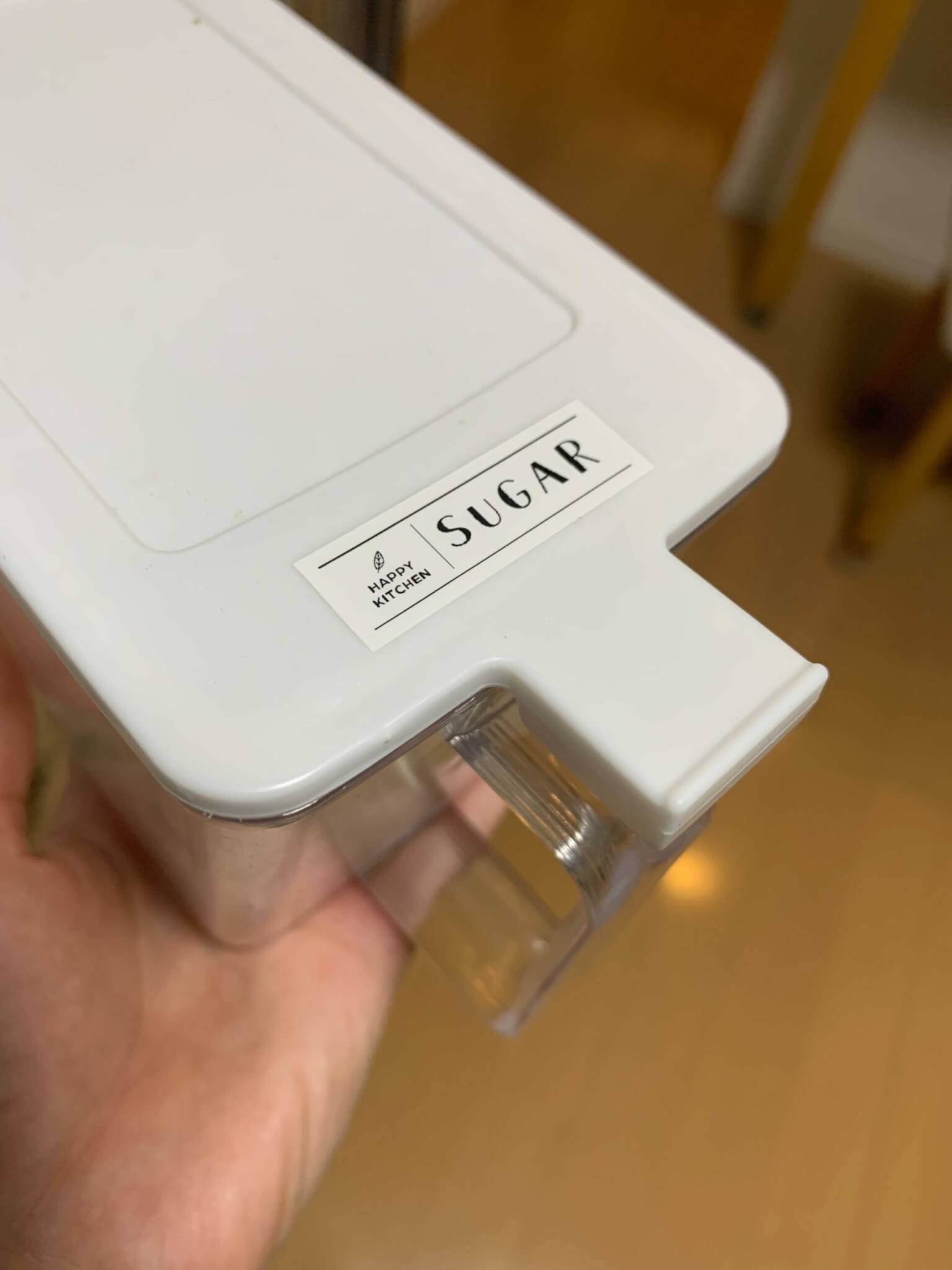 「テプラ」PRO MARK SR-MK1で作成したラベル