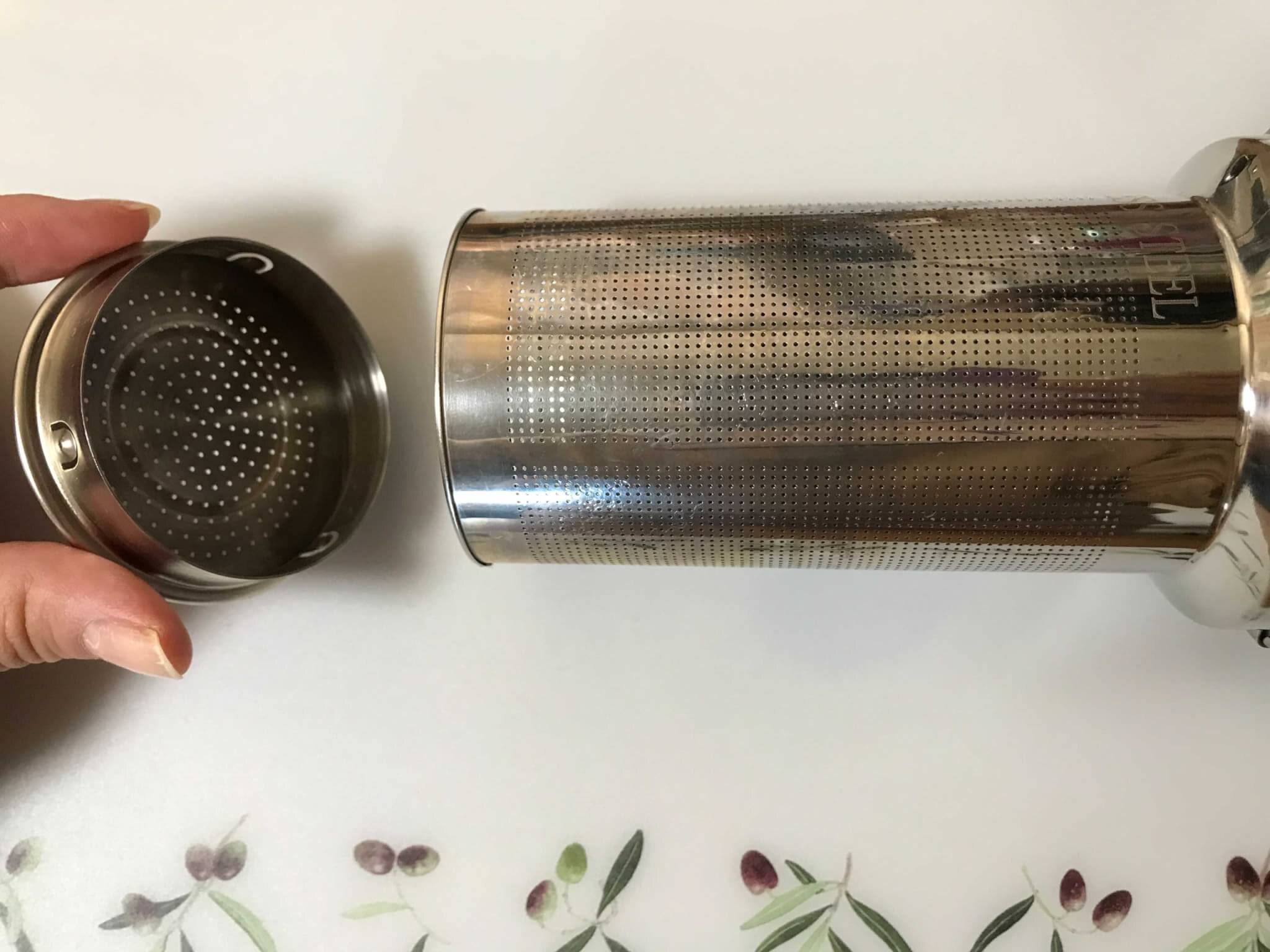 ティエール1.5Lの茶こしの手入れ