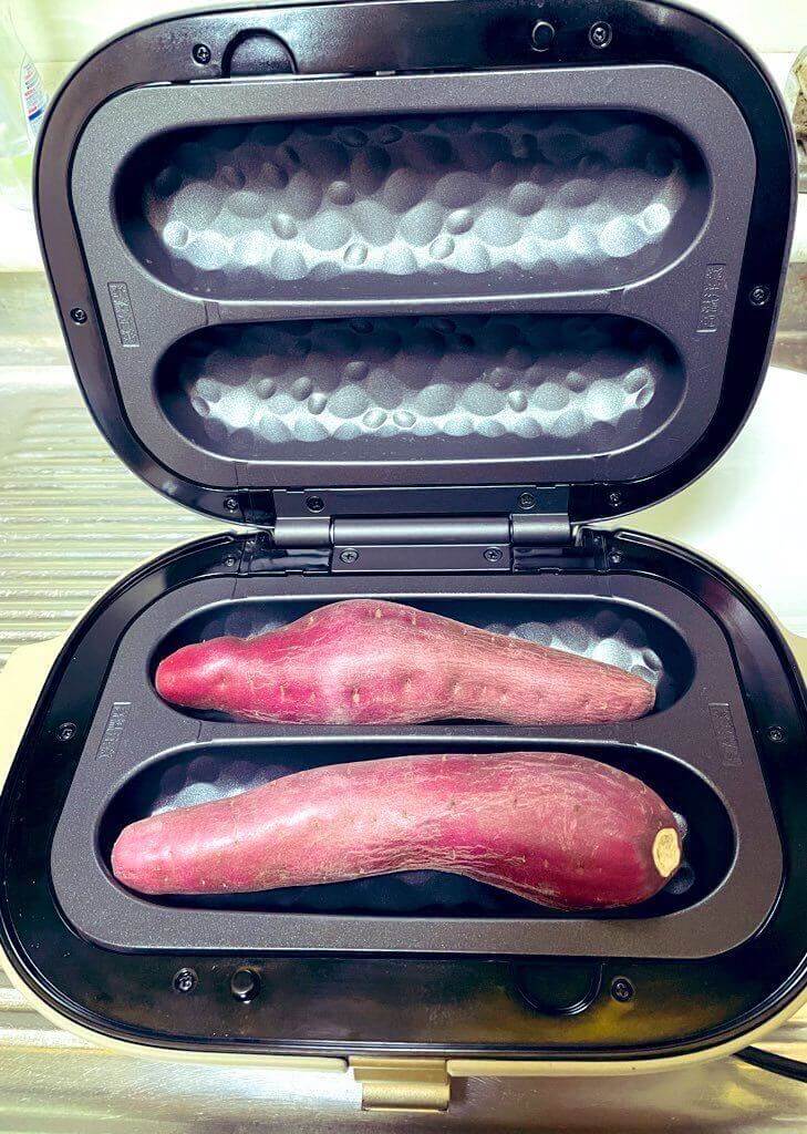 「ドウシシャ Pieria 焼き芋メーカー」を実際に使用してみた 焼き芋(ほくほく系)