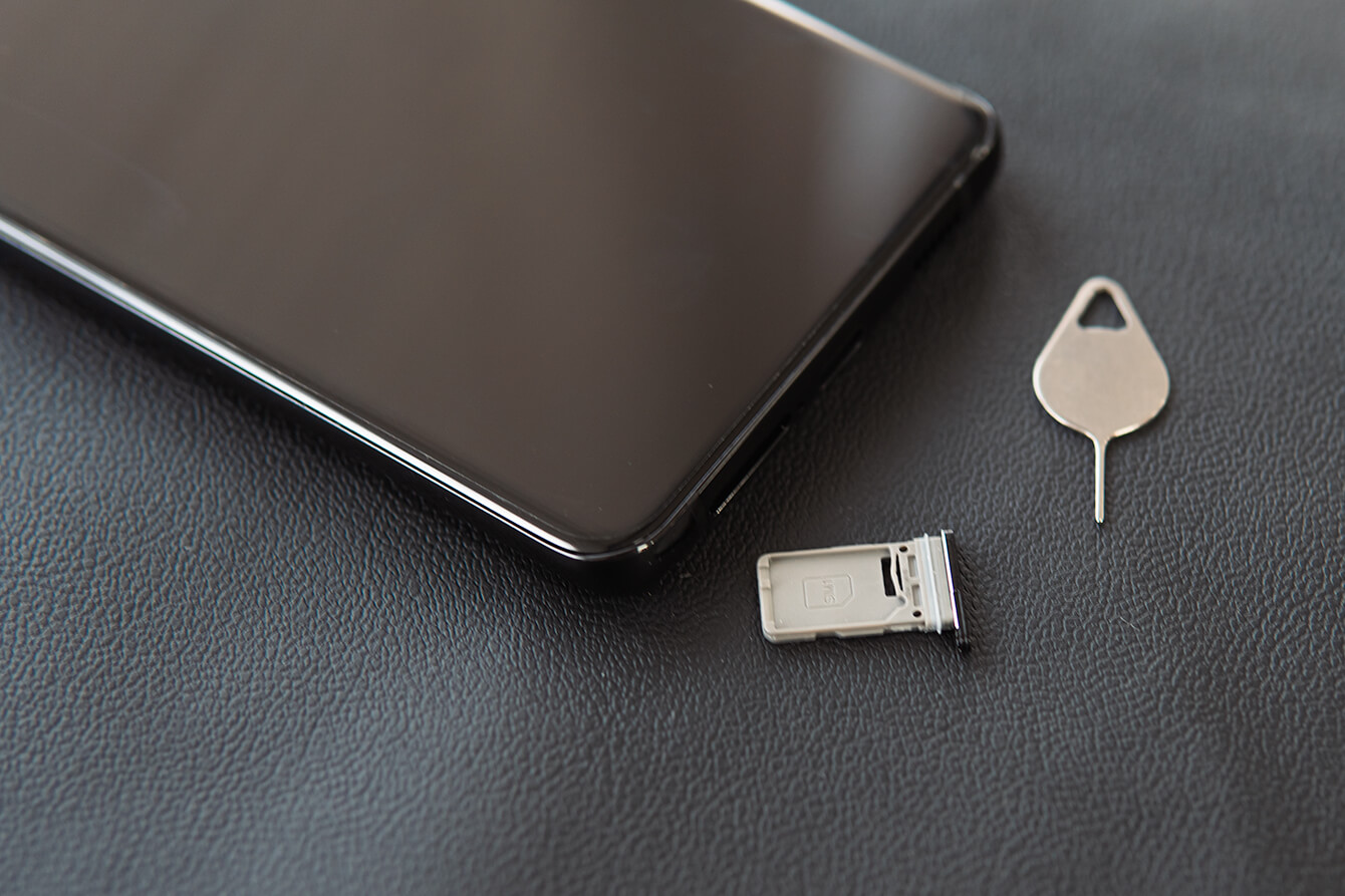 Galaxy S21 Ultra 5GはnanoSIMシングルスロット
