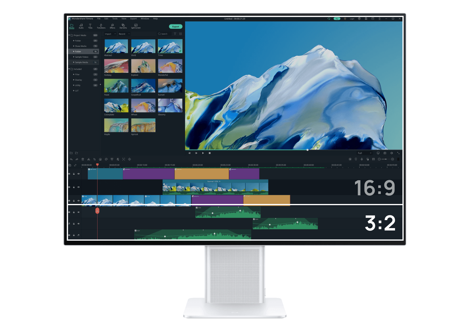 HUAWEI MateView　表示領域
