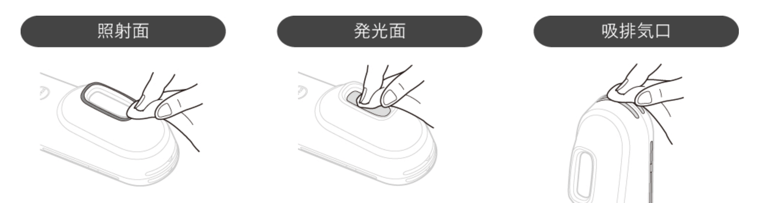 Panasonic フォト ブライトショット　使用後のお手入れ方法