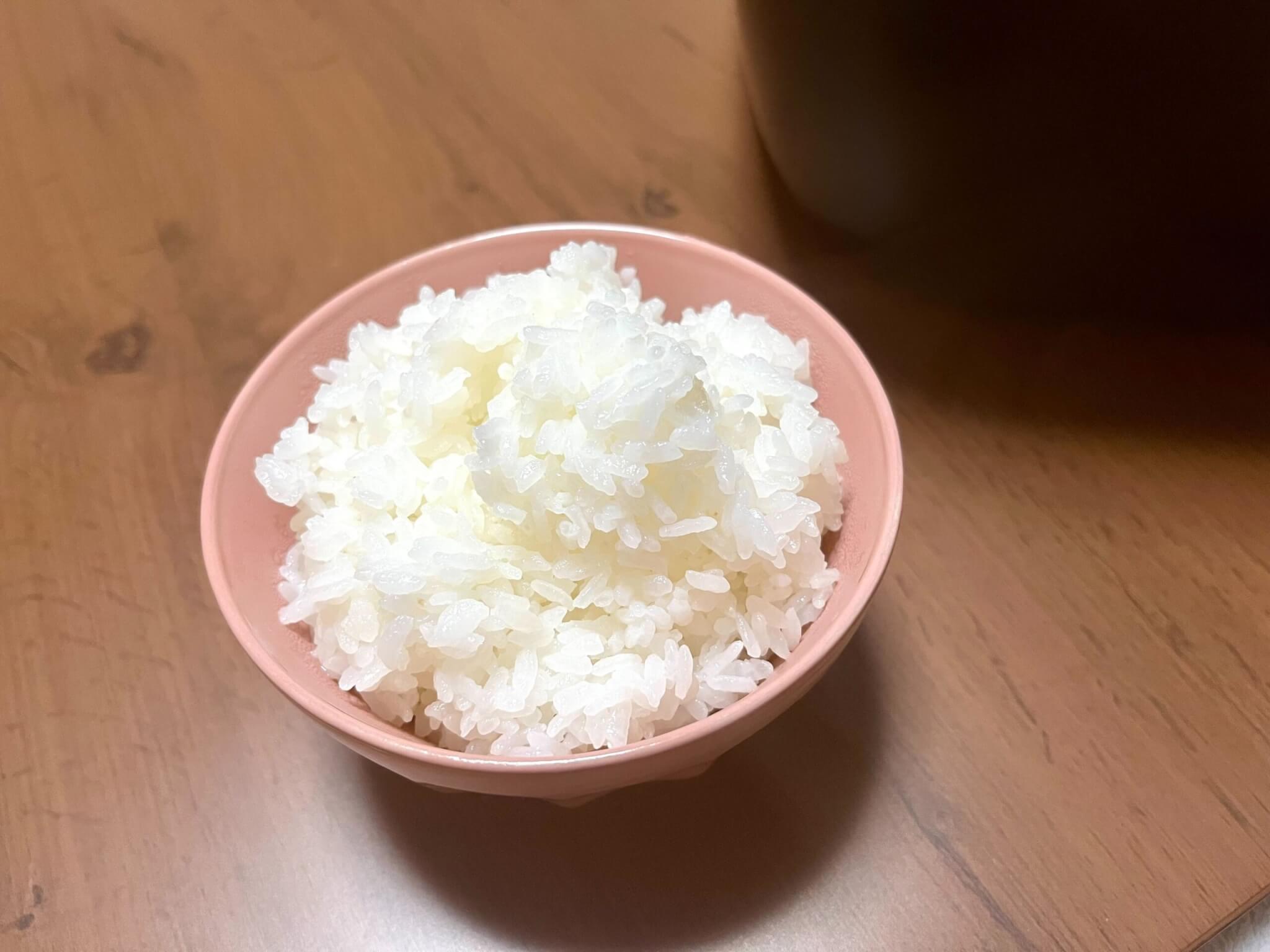 RC-10ZWTで炊いたご飯