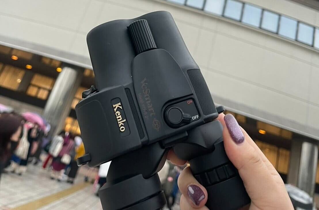 日本ガイシホール　双眼鏡の見え方