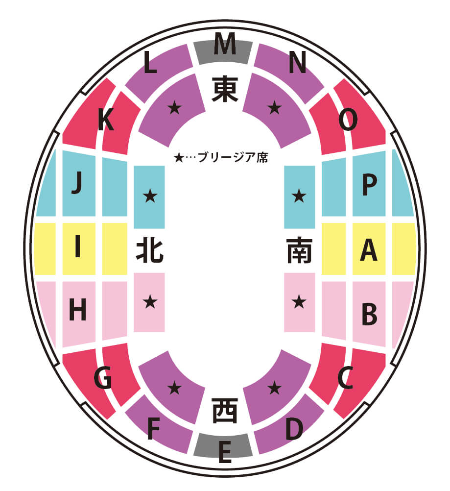 日本ガイシスポーツプラザ　スタンド席