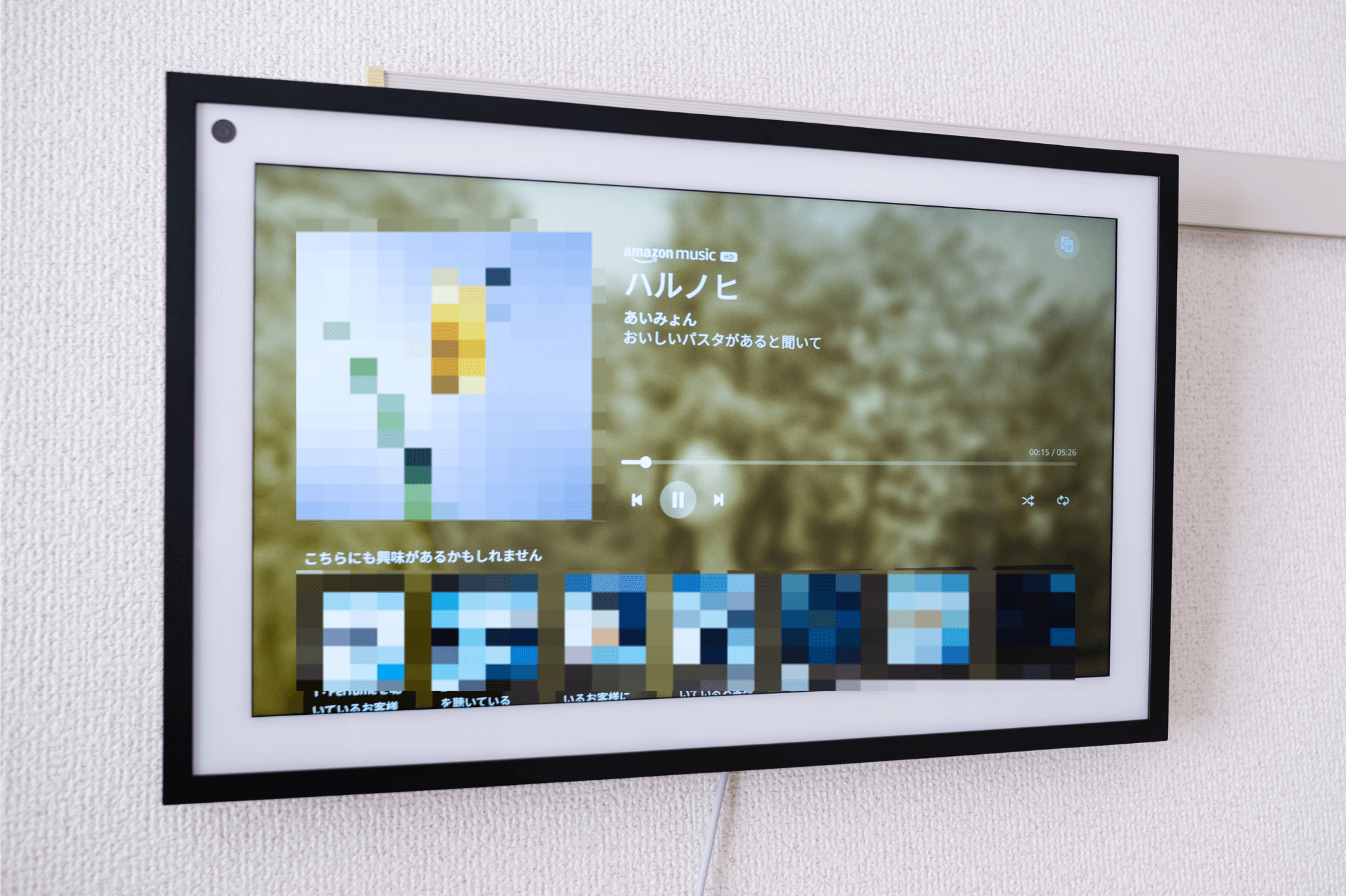 Echo Show 15 音楽鑑賞として