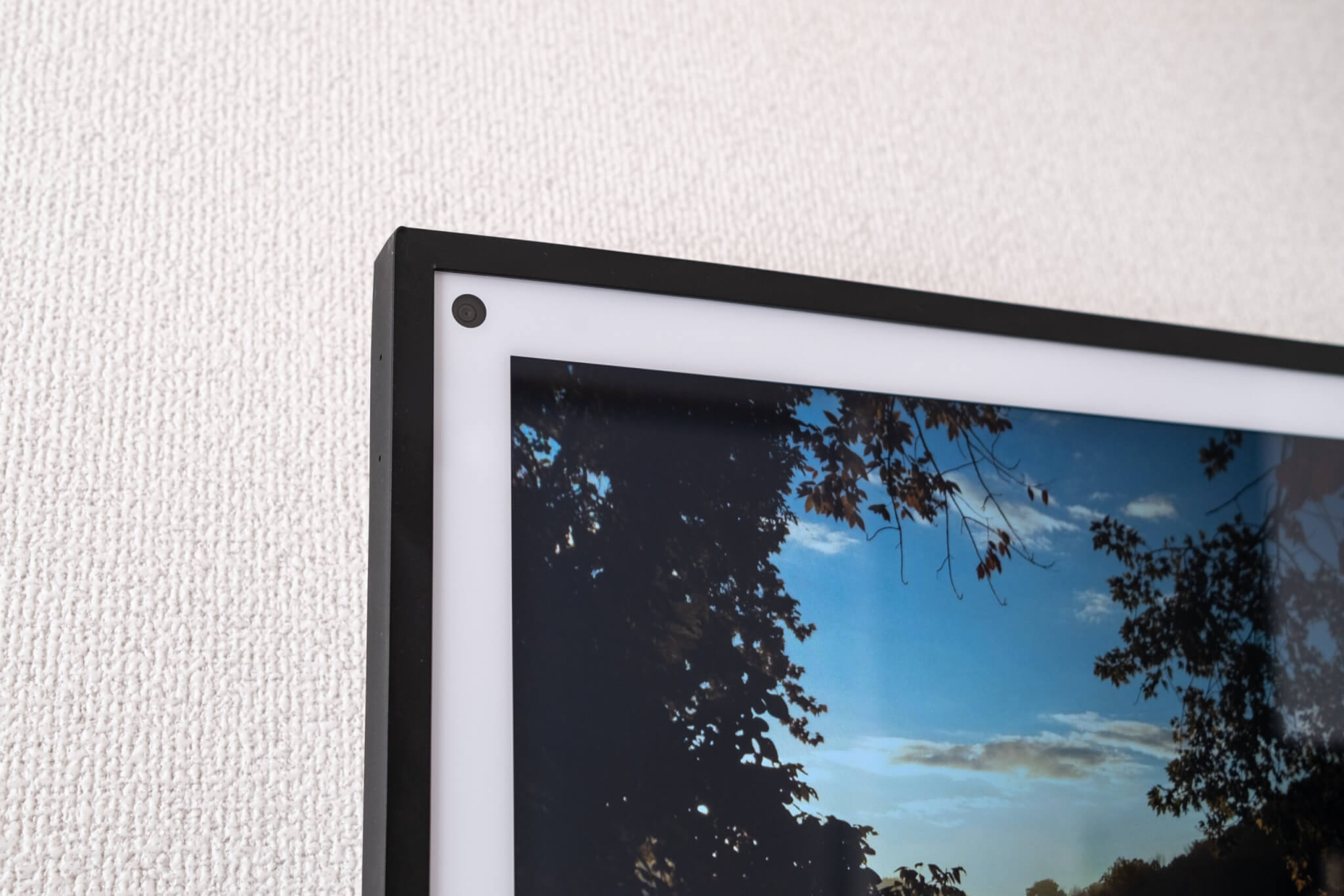 Echo Show 15 カメラで部屋の中の確認ができる