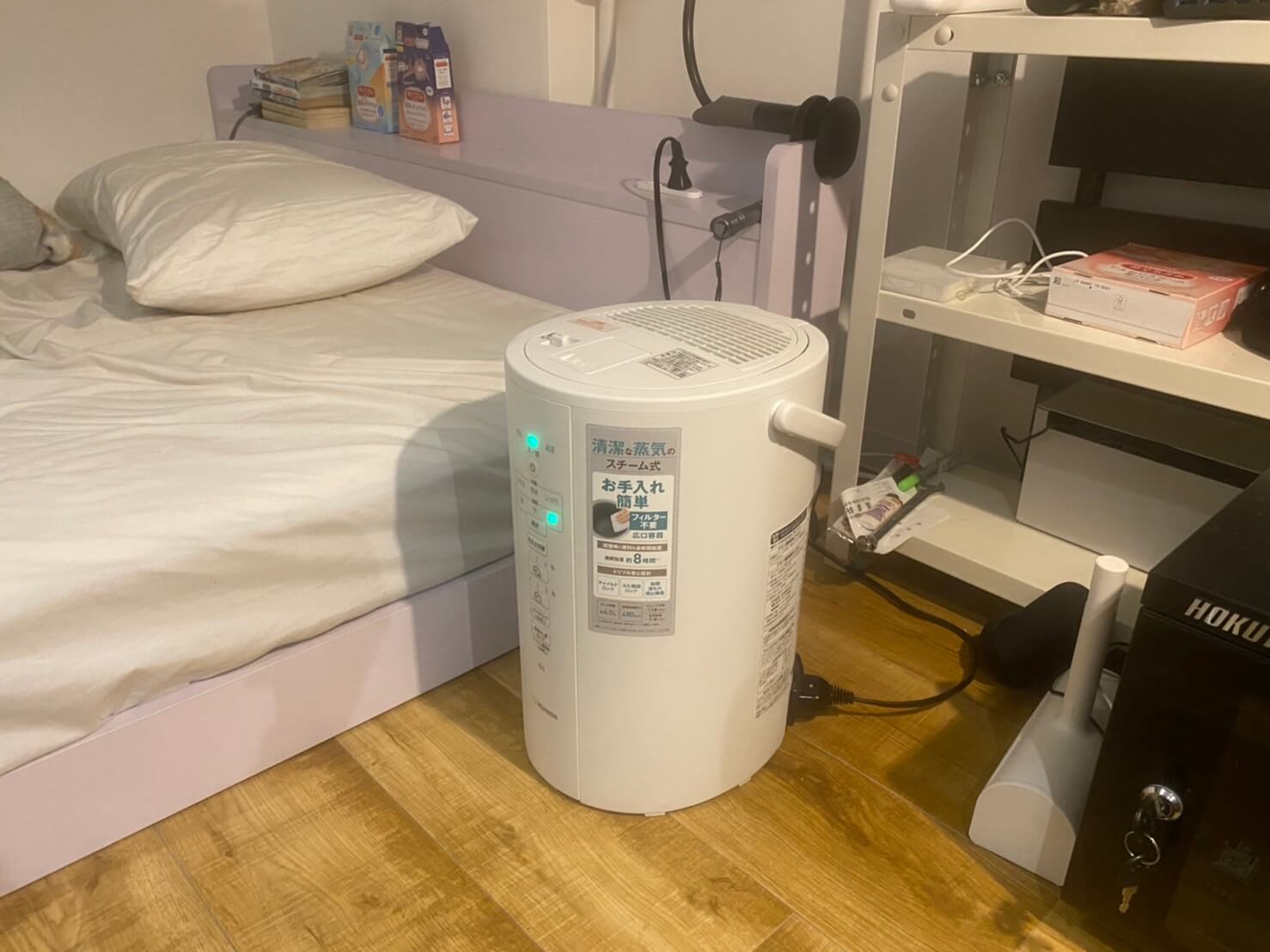 使って良ければ自腹で買います！！レンティオで家電レンタルライターはじめました（5歳） 象印 スチーム式加湿器 EE-DC50