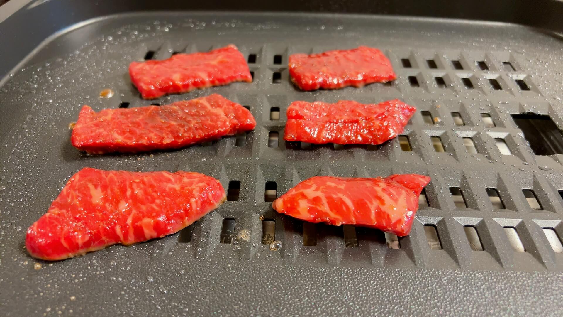 アイリスオーヤマ網焼き風ホットプレート APA-137焼き肉