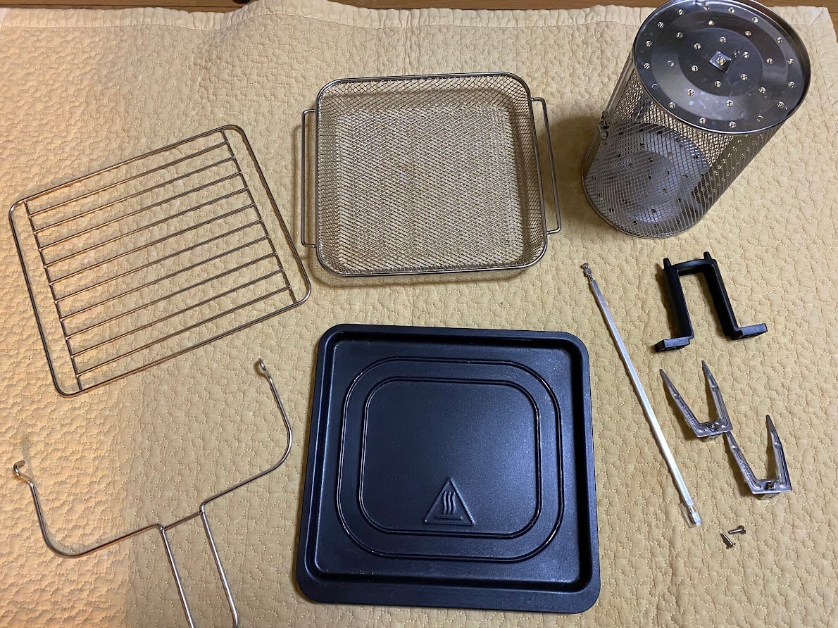 エぺイオスノンフライオーブンの付属品