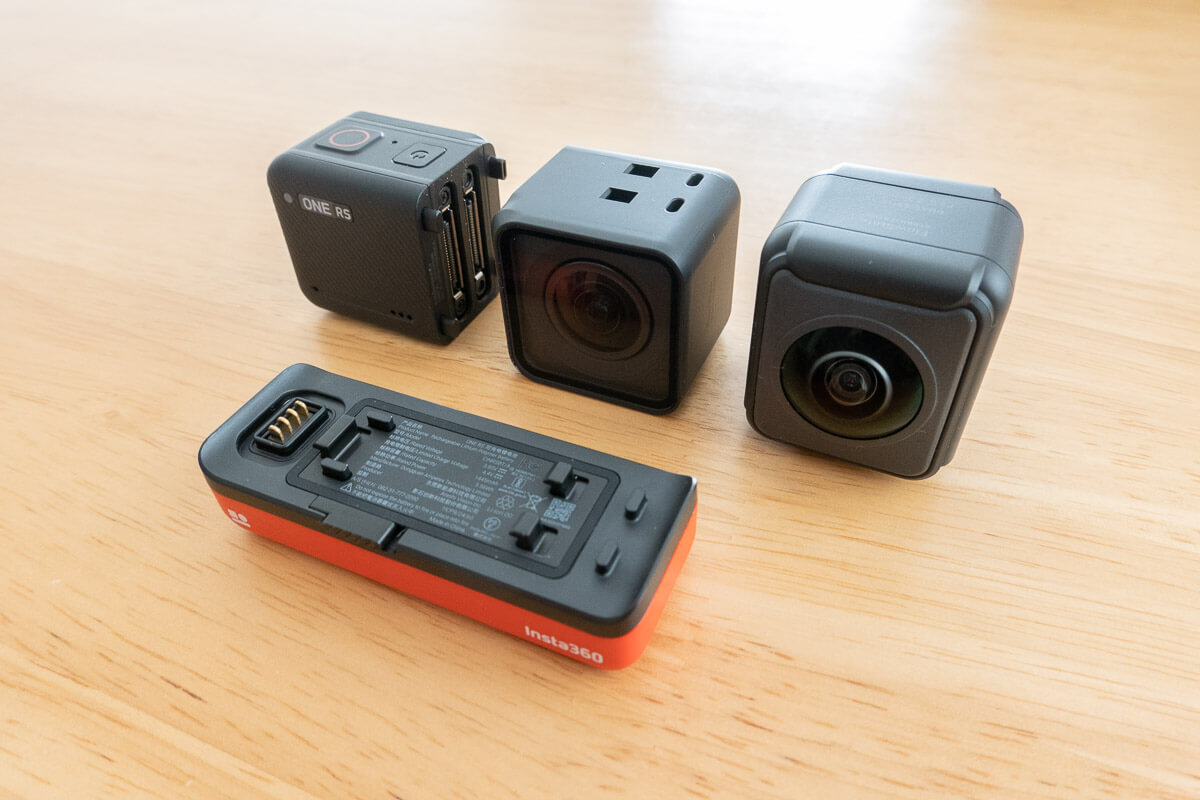 Insta360 ONE RSの使い方 モジュールの組み立て方