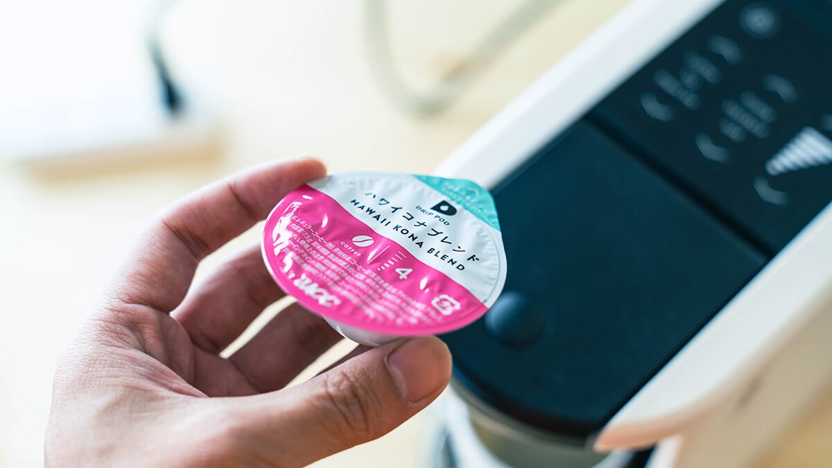 カプセルコーヒーメーカーを使ってみる