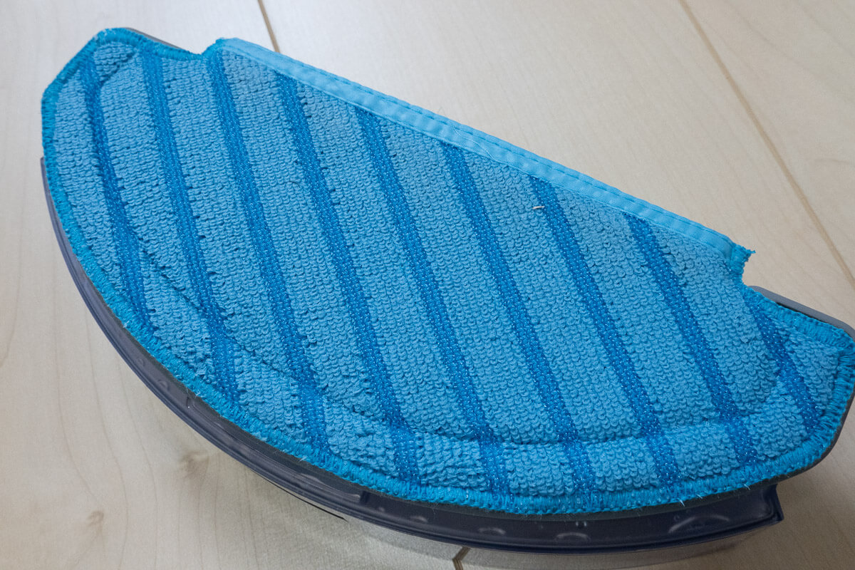 ECOVACS「DEEBOT N10 PLUS」を使って実力をレビュー 水拭き清掃後のモップ
