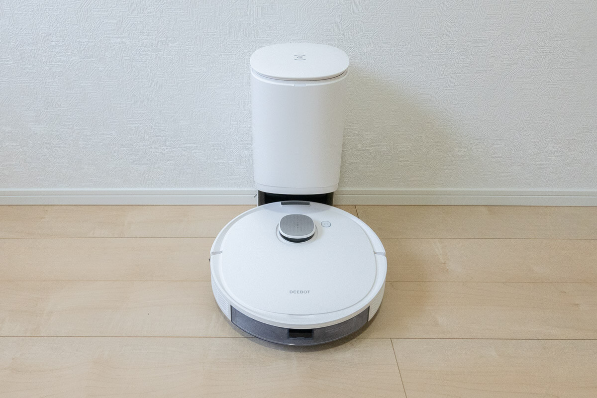 「DEEBOT N10 PLUS」の初期設定と使い方 自動ゴミ収集スタンドの設置
