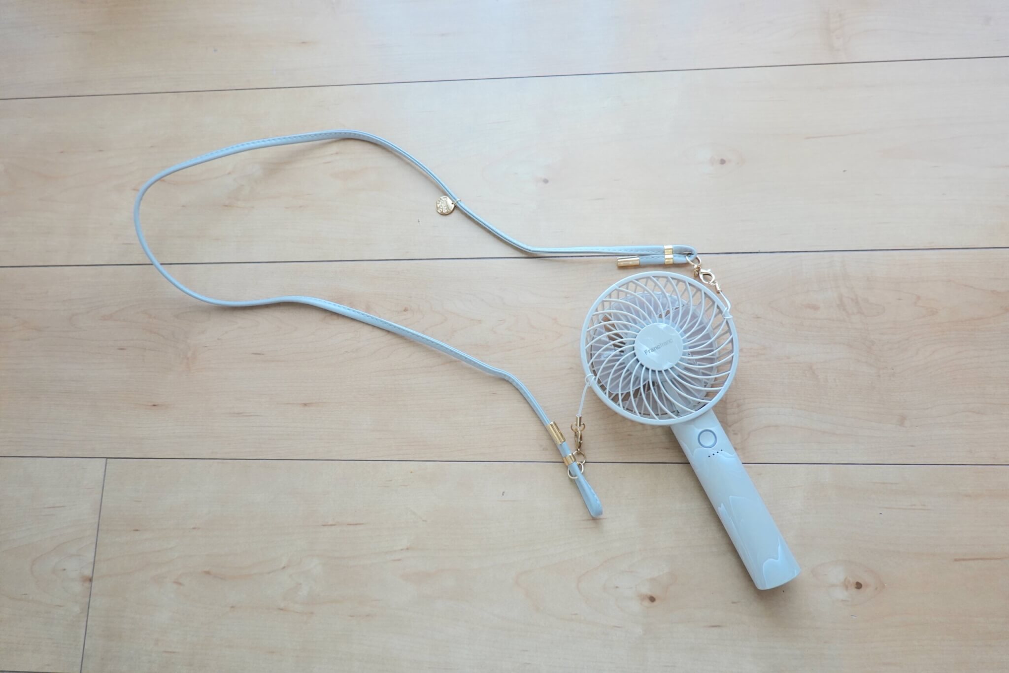 フランフラン フレ ハンディファンのオプション品を一緒に使ってみた！　マルチストラップ