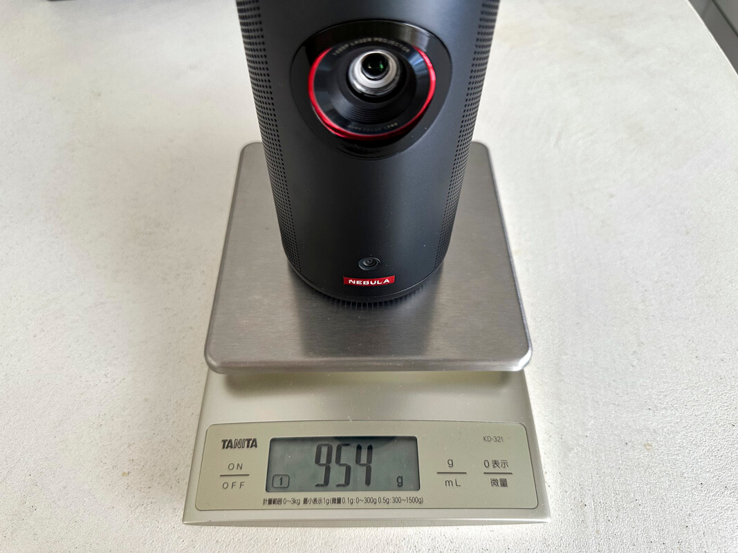Nebula Capsule 3 Laserの特徴4つ 特徴②｜持ち運びができるコンパクトサイズ