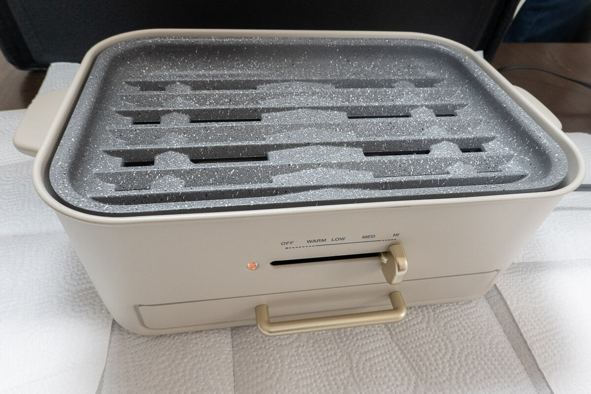 人気の無煙ロースター・減煙ホットプレート5機種を紹介 ブルーノ「コンパクトグリルホットプレート BOE109」
