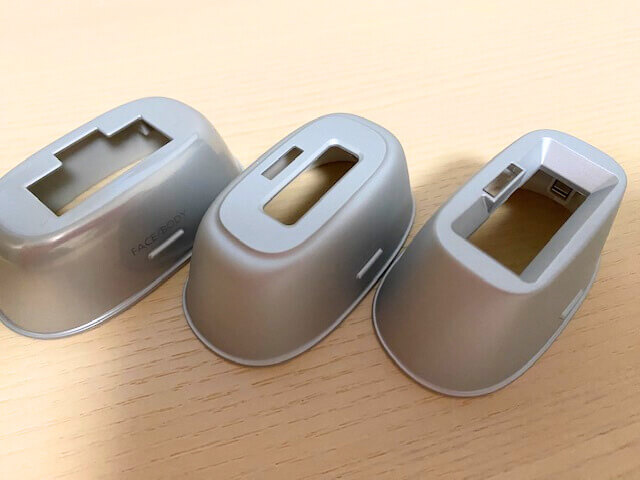 光美容器「スムースエピ」アタッチメント3種