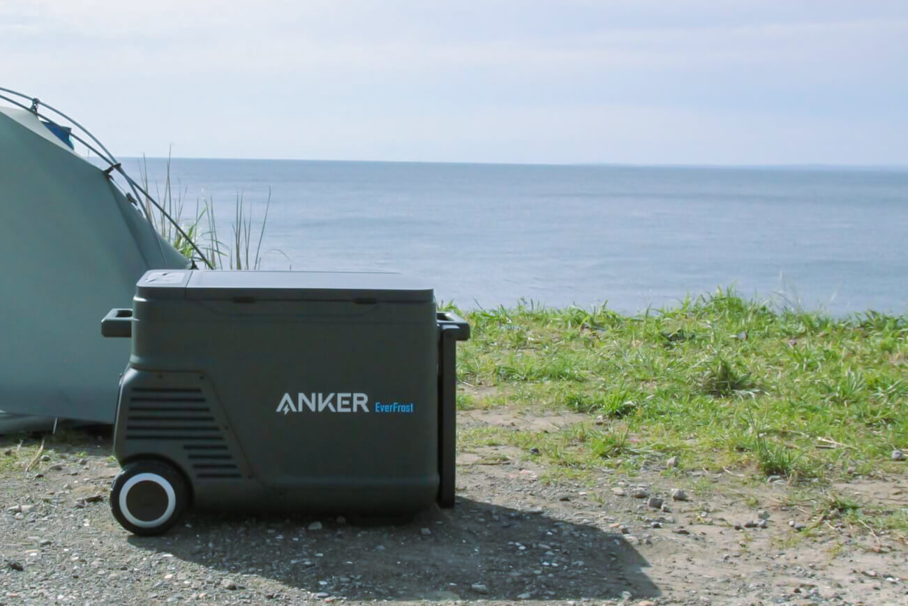 Anker EverFrost Powered Cooler 30をレビュー！海岸沿いのキャンプ場 