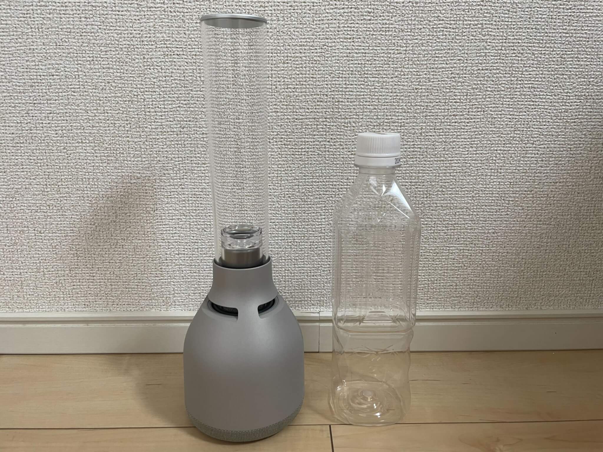 グラスサウンドスピーカー　サイズ