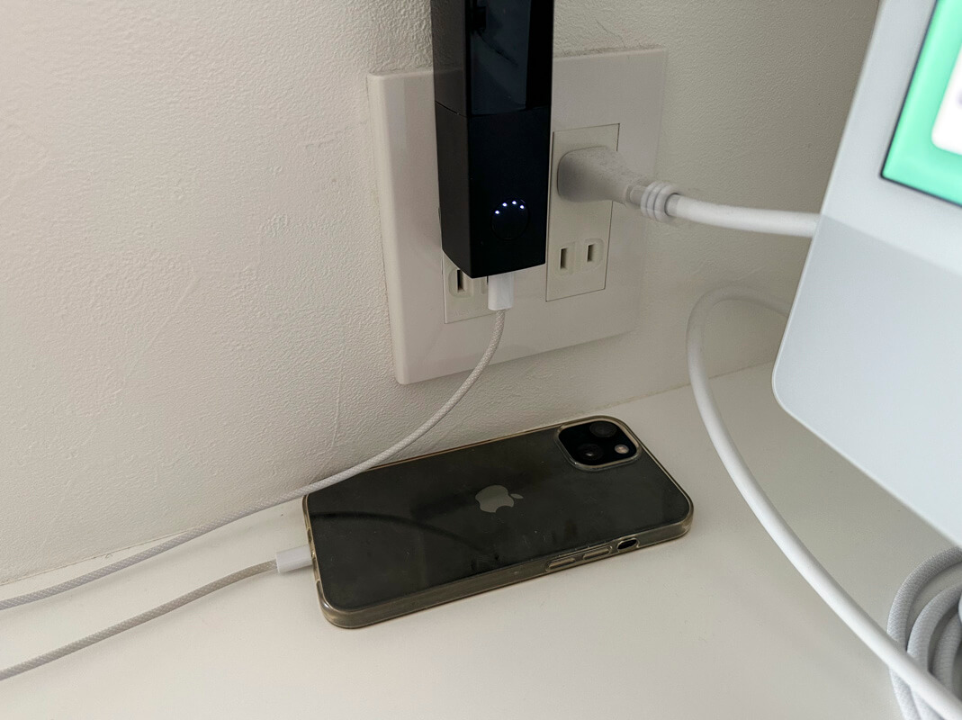 Anker 511 Power Bank(PowerCore Fusion 5000)を実際に使ってみた感想 ◯：パススルー機能の充電スピードがより早い