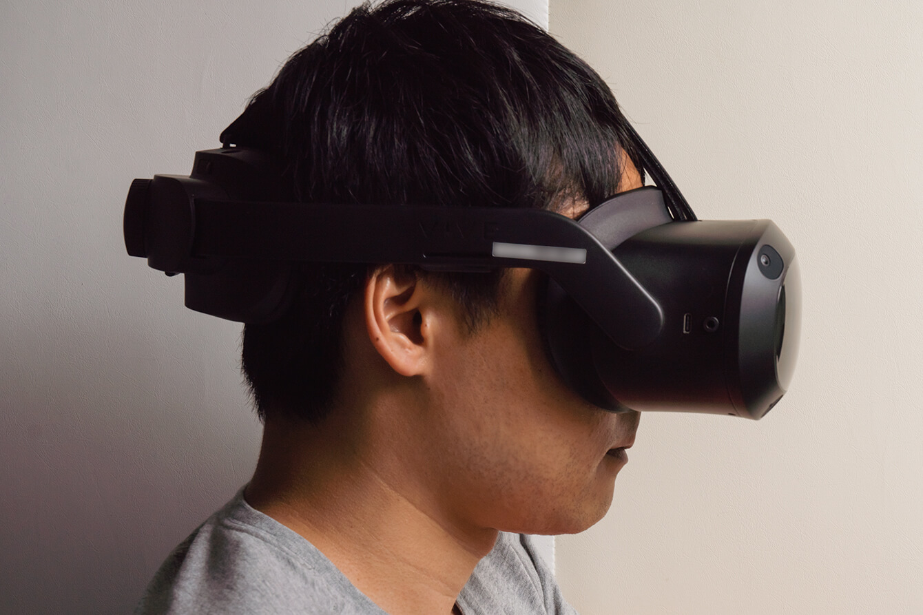 VRゴーグル 装着感