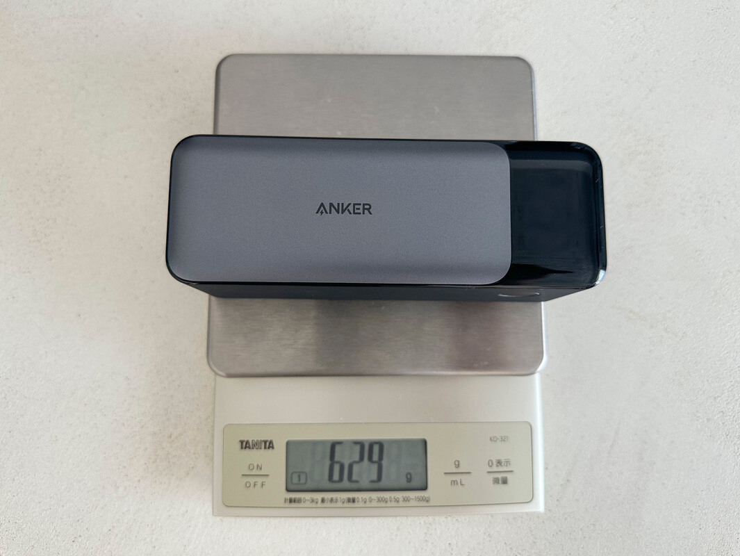 Ankerモバイルバッテリー「737 Power Bank (PowerCore 24000)」の製品スペック