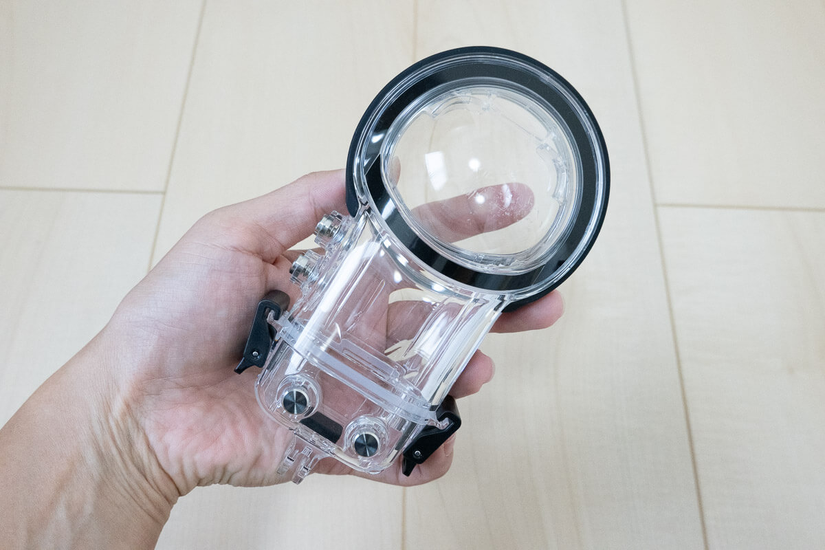 「Insta360 X3」での360度水中撮影 潜水ケースの使い方