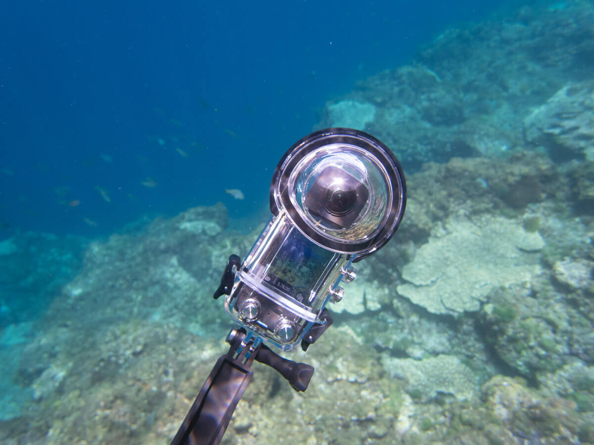水中で使えるカメラの種類 360度カメラ
