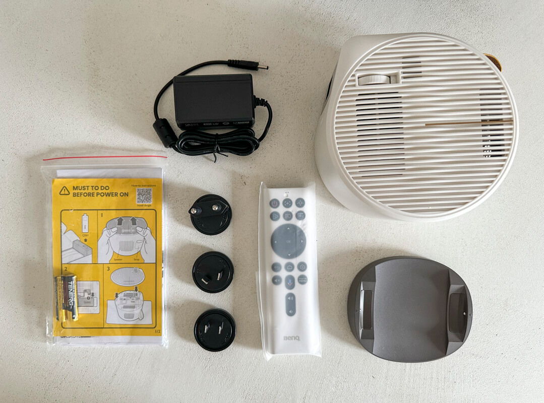 BenQ『GV11』の同梱物