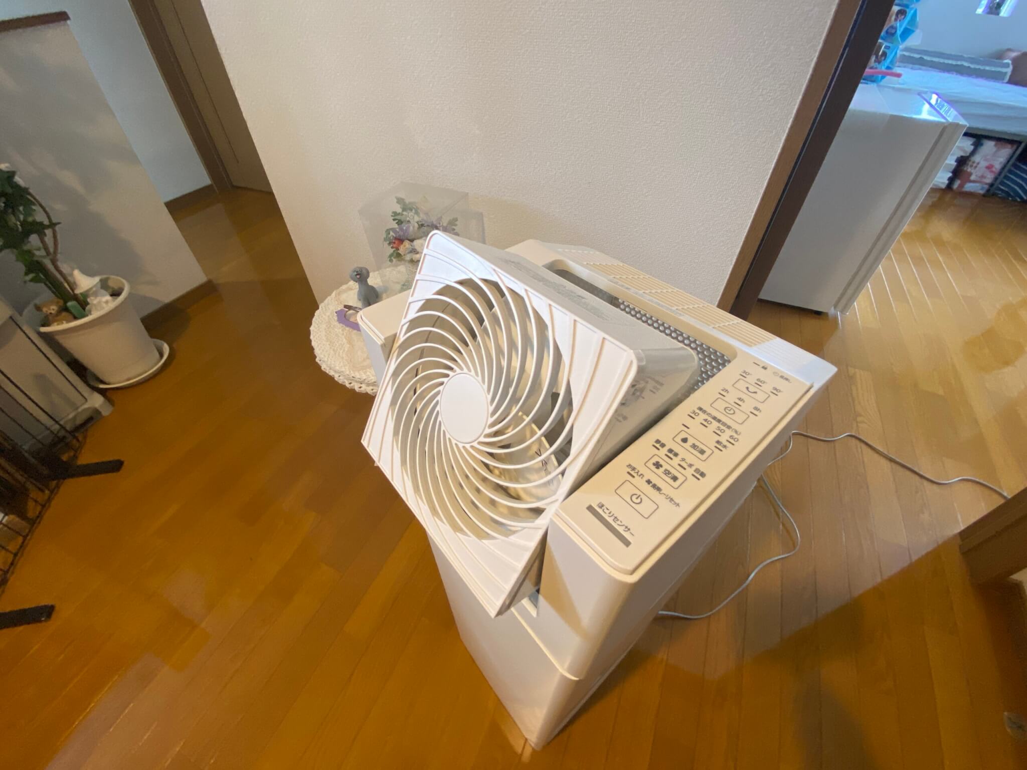 アイリスオーヤマ 加湿空気清浄機 CHA-A55 サーキュレーター付で アイリスオーヤマ 加湿空気清浄機 CHA-A55 サーキュレーター付で