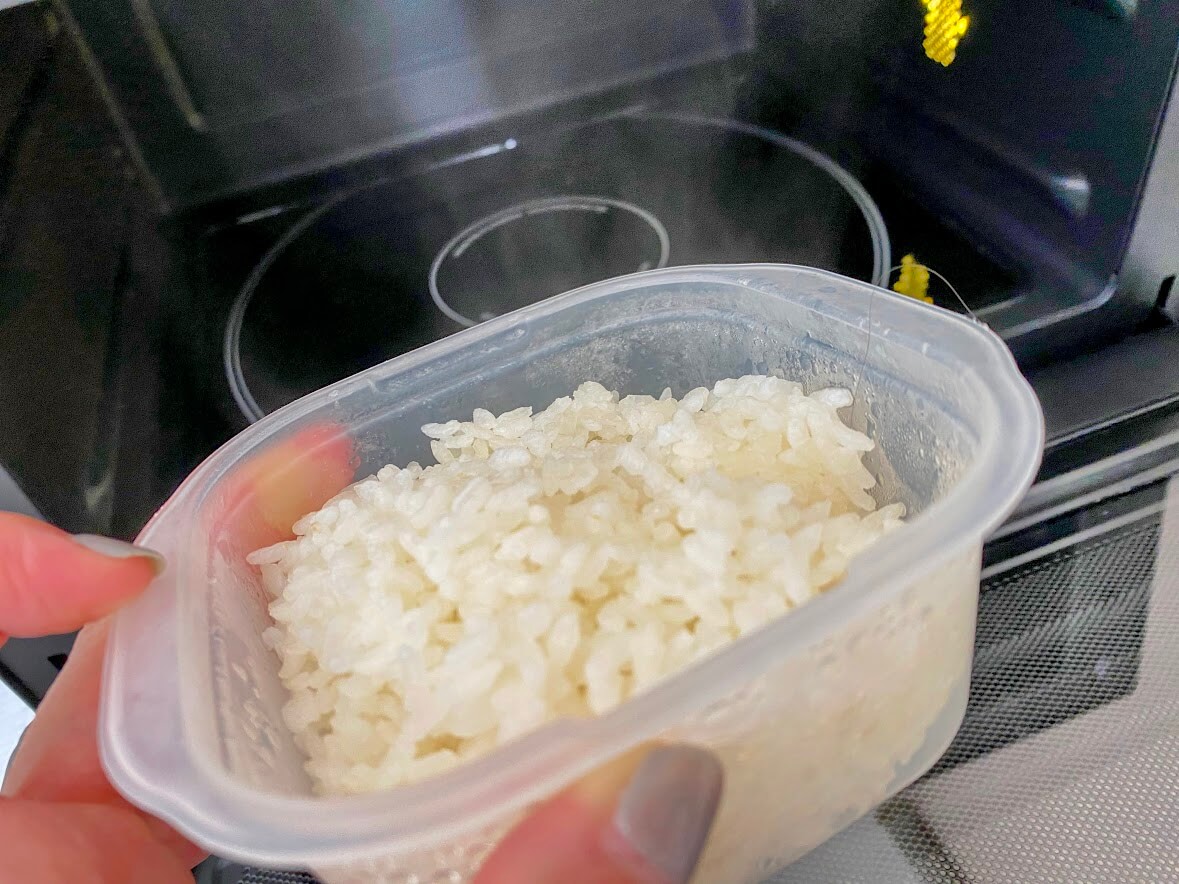 バルミューダ The Rangeで解凍した冷凍ごはん