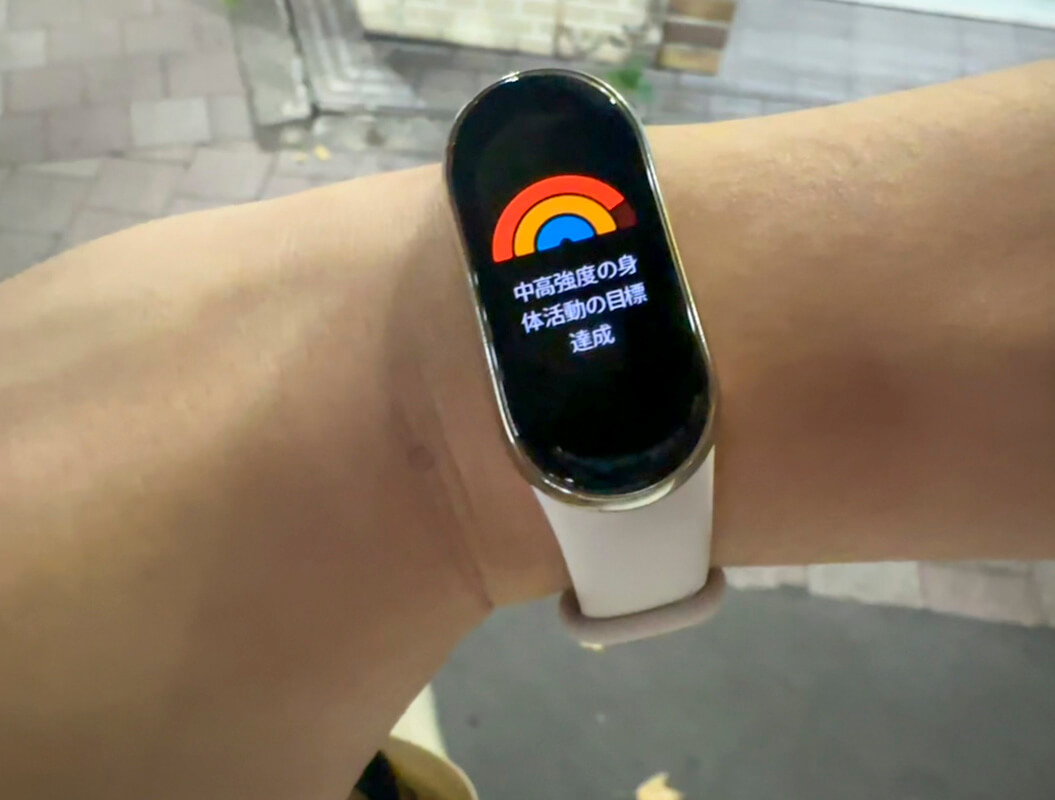 Xiaomi Smart Band 8を実際に使ってみた感想 ◯：操作性はヌルヌル感が使いやすい！